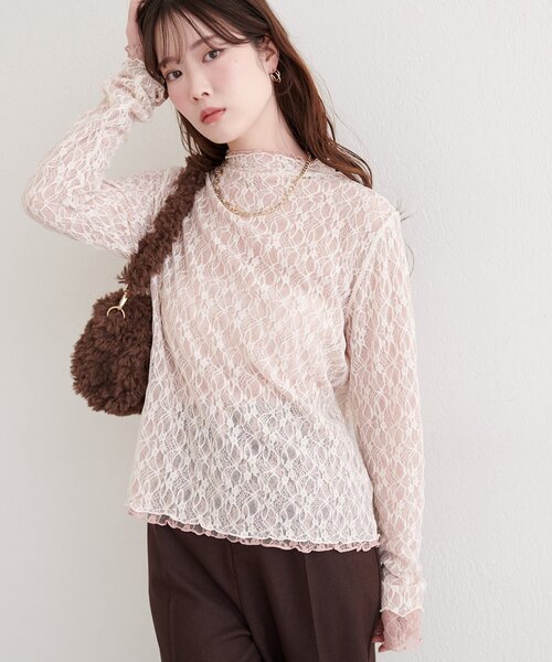 natural couture tシャツ リバーシブルタートルトップス レディース