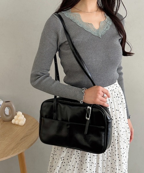 CLEA ボストンバッグ ロングハンドルボストンバッグ レディース