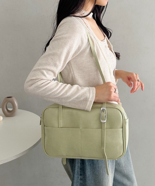 CLEA ボストンバッグ ロングハンドルボストンバッグ レディース
