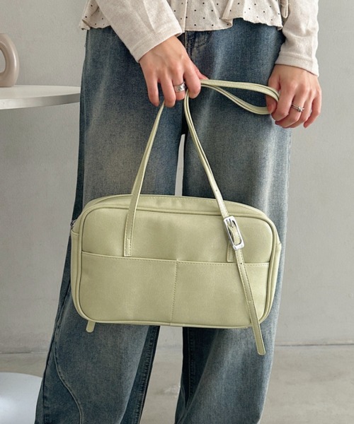CLEA ボストンバッグ ロングハンドルボストンバッグ レディース