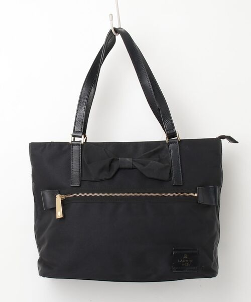 LANVIN en Bleu 「LANVIN Bleu」 リボントートバッグ - ブラック