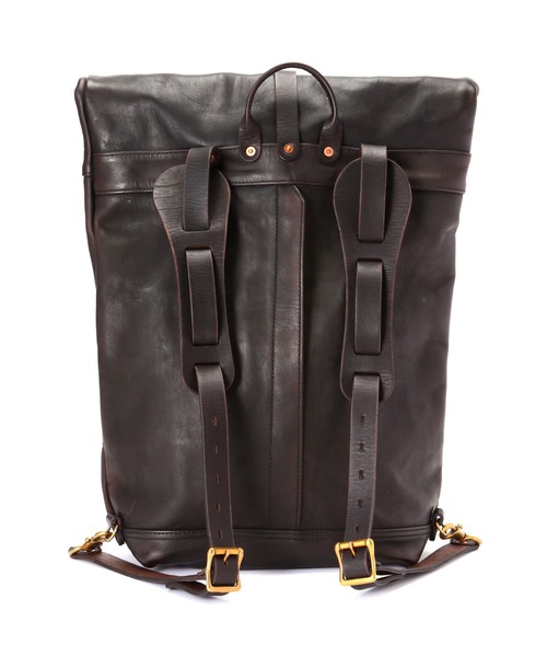 デイバック リュック VASCO/ヴァスコ/LEATHER ROLLTOP RUCKSACK/レザー ロールトップ ラックサック メンズ レディースの画像