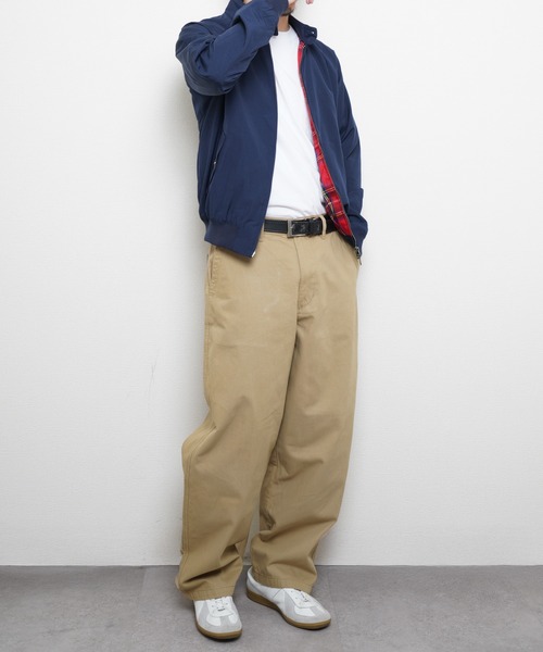 Hanes（ヘインズ） チノパン ノータックワイドフィットチノパンツ