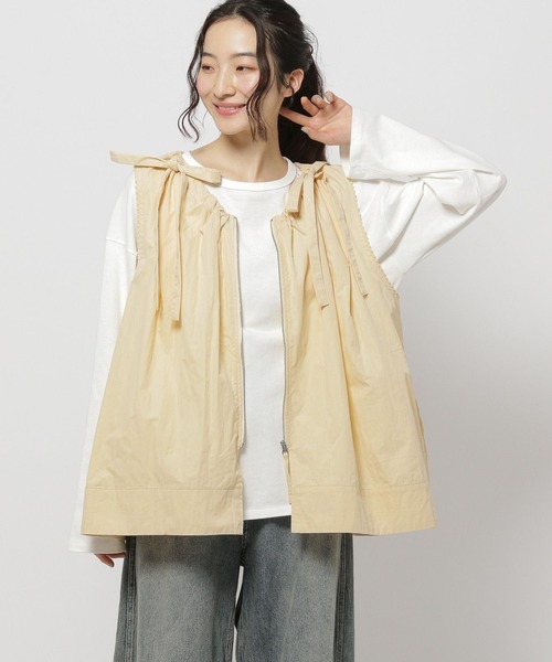 ニコアンド　ジャンベスト 楽天市場】【SALE／50%OFF】(M)ユーティリティナカワタベスト niko and