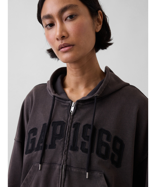 GAP（ギャップ） パーカー フレンチテリー オーバーサイズ GAP1969ロゴ