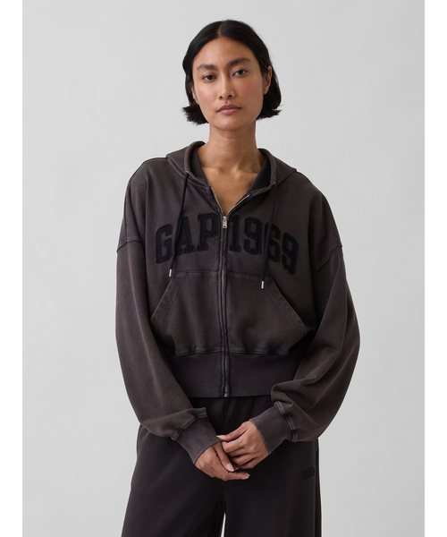 GAP（ギャップ） パーカー フレンチテリー オーバーサイズ GAP1969ロゴ