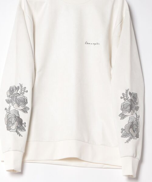 「WESTSEA」 長袖Tシャツ L チャコール メンズ_画像3