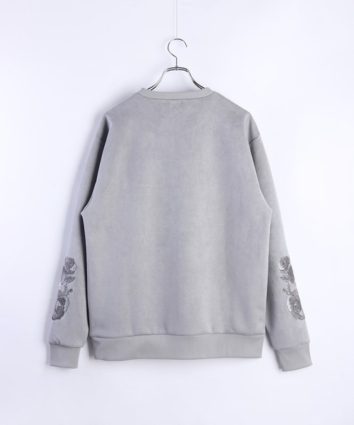 「WESTSEA」 長袖Tシャツ L チャコール メンズ_画像9