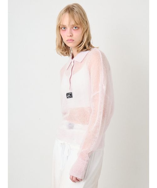 SORIN（ソリン） ポロシャツ ポロ Sheer Mohair Damage Polo