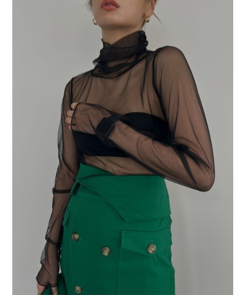 「AMAIL」 長袖カットソー FREE ピンク レディース_画像2