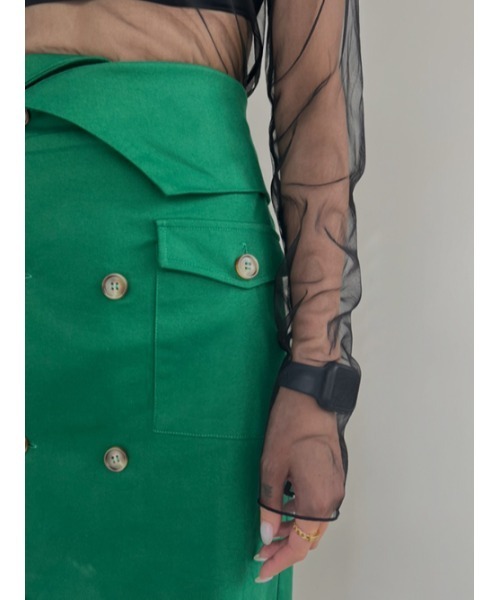 「AMAIL」 長袖カットソー FREE ピンク レディース_画像3