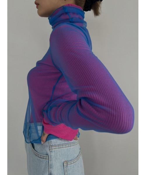 「AMAIL」 長袖カットソー FREE ピンク レディース_画像5