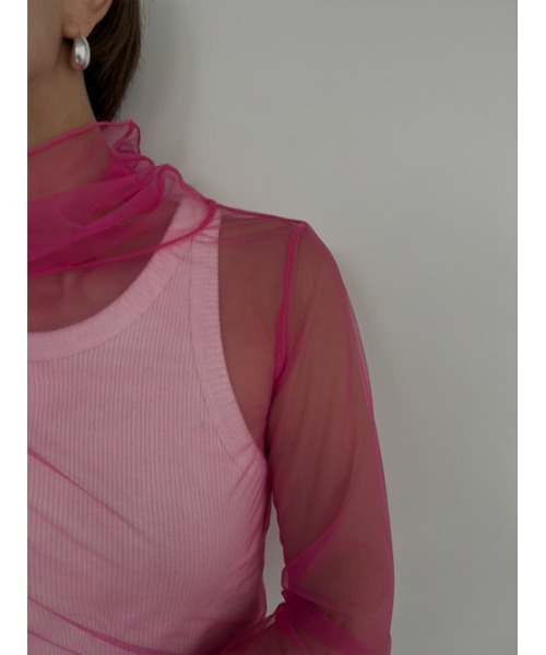 「AMAIL」 長袖カットソー FREE ピンク レディース_画像6