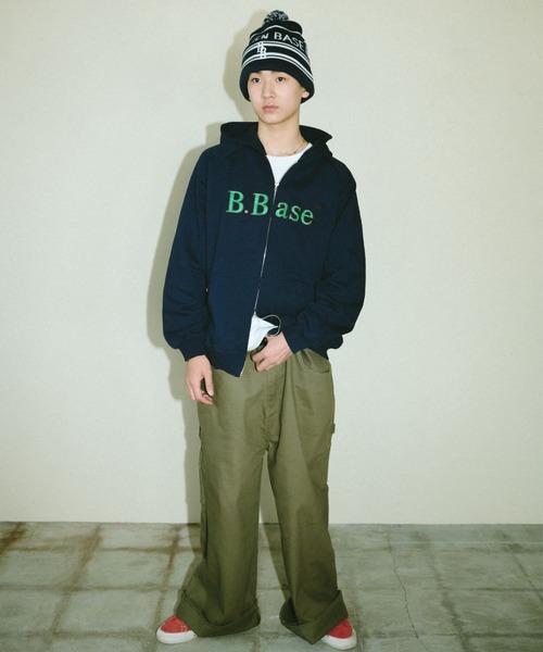 BROKEN BASE（ブロークンベース） パーカー B.Base Glitter Double-Zip