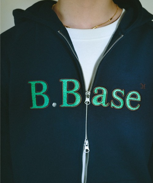 BROKEN BASE（ブロークンベース） パーカー B.Base Glitter Double-Zip