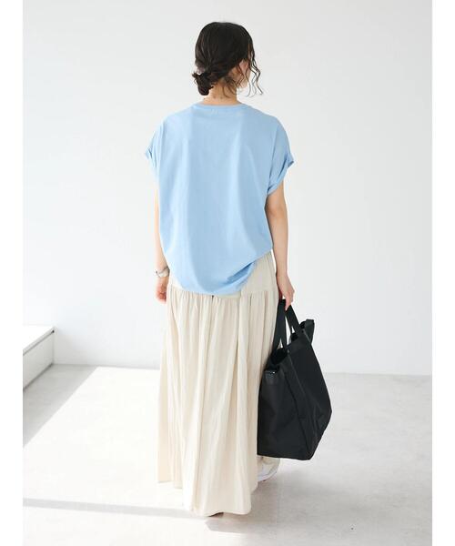 「CRAFT STANDARD BOUTIQUE」 ロングスカート FREE グレイッシュベージュ レディース_画像9