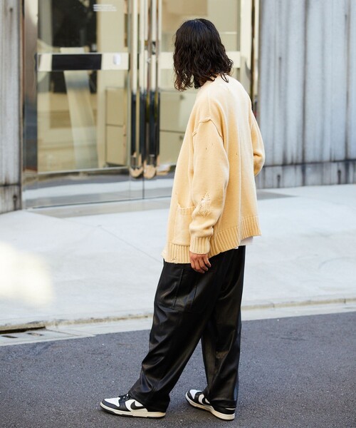 「FREAK'S STORE」 カーゴパンツ MEDIUM ブラック メンズ