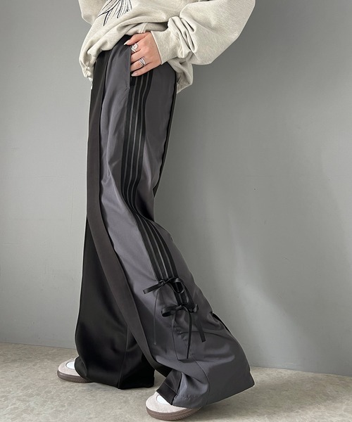 「mily bilet」 スウェットパンツ SMALL チャコールグレー レディース_画像2