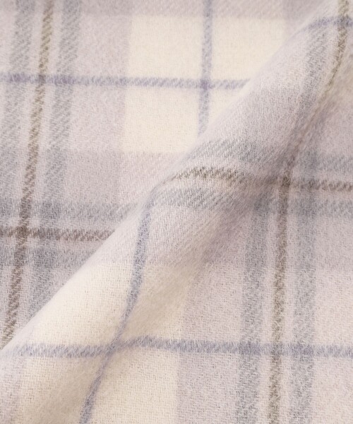 「Afternoon Tea」 マフラー ONE SIZE アイボリー レディース_画像4