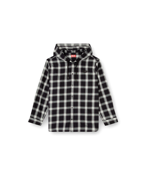 DIESEL（ディーゼル） シャツ メンズ フード付きシャツ S-IX-AJFI