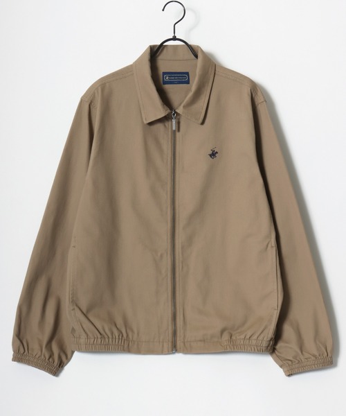 「BEVERLY HILLS POLO CLUB」 ブルゾン L ネイビー メンズ_画像7