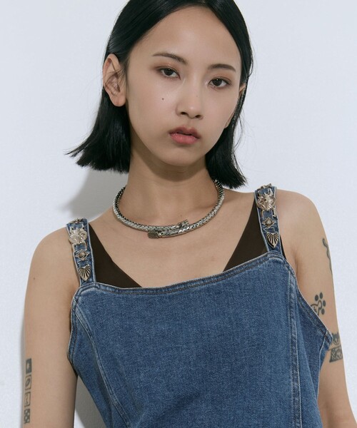 チョーカー 「TOGA PULLA/トーガプルラ」Metal choker/メタルチョーカー レディースの画像