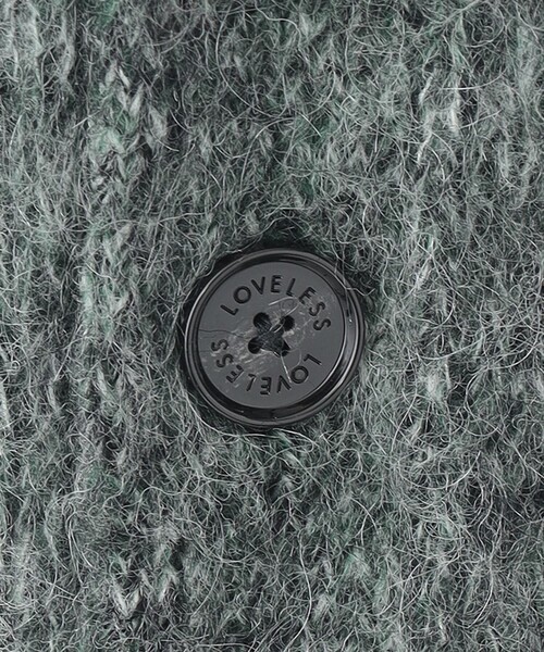 「LOVELESS」 ニットカーディガン L グリーン系その他3 メンズの画像8