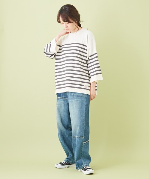 「CUBE SUGAR」 デニムパンツ M ワンウォッシュ レディース_画像4