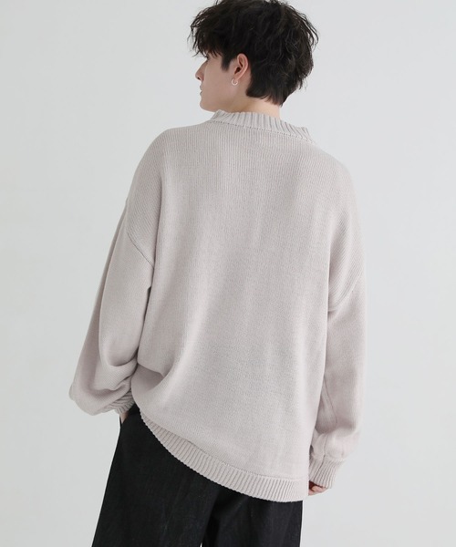 「LILL」 長袖ニット L ブラック メンズ_画像4