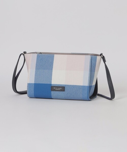 美品　ブルーレーベルクレストブリッジ　チェック柄　ショルダーバッグ BLUE LABEL CRESTBRIDGE（ブルーレーベルクレストブリッジ