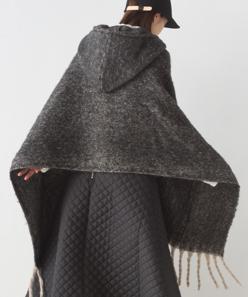 「OMNES」 ストール FREE ブラウン レディース_画像4