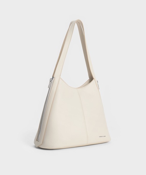 「CHARLES & KEITH」 トートバッグ M スミクロ レディース