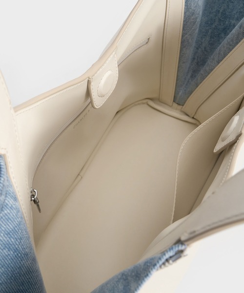 「CHARLES & KEITH」 トートバッグ M スミクロ レディース