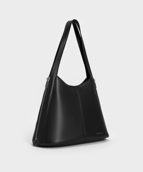 「CHARLES & KEITH」 トートバッグ M スミクロ レディース
