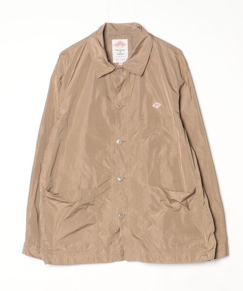 DANTON ベージュ カバーオール　ジャケット Danton（ダントン） カバーオール 44 ベージュ メンズ : ZOZOTOWN