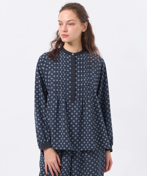 ブラウス シャツ 「CRANWELL SHIRTS(クランウェル シャツ)」ラッケンブースプリント レディースの画像