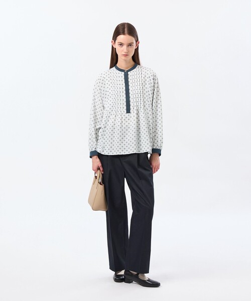 ブラウス シャツ 「CRANWELL SHIRTS(クランウェル シャツ)」ラッケンブースプリント レディースの画像