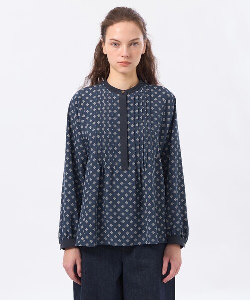 ブラウス シャツ 「CRANWELL SHIRTS(クランウェル シャツ)」ラッケンブースプリント レディースの画像