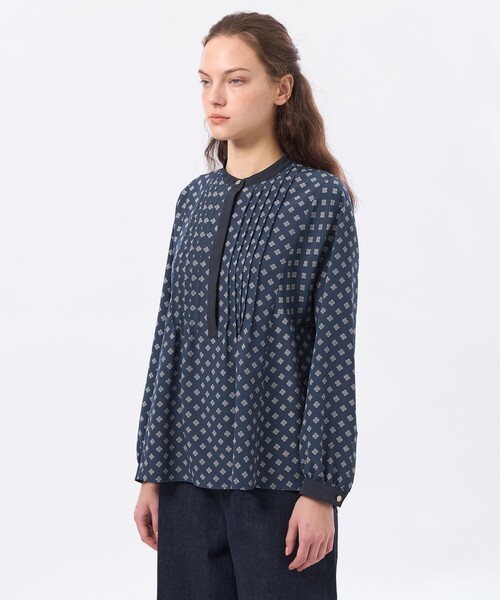 ブラウス シャツ 「CRANWELL SHIRTS(クランウェル シャツ)」ラッケンブースプリント レディースの画像