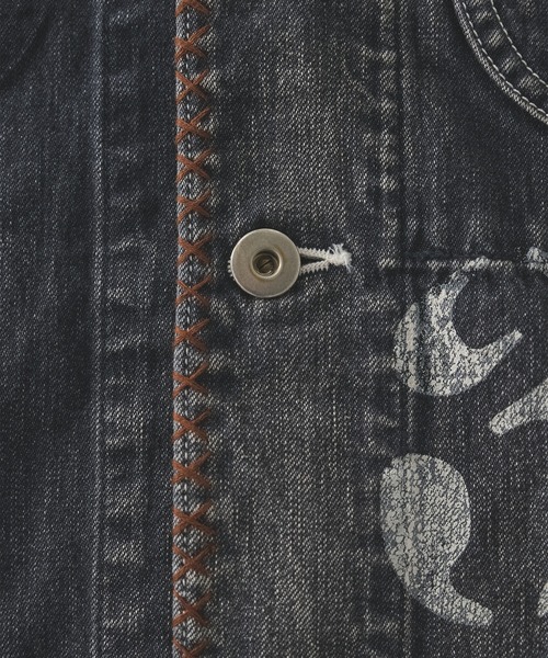 デニムジャケット gジャン 「KHOKI/コッキ」Hand-Embroidered Denim Coverall メンズの画像