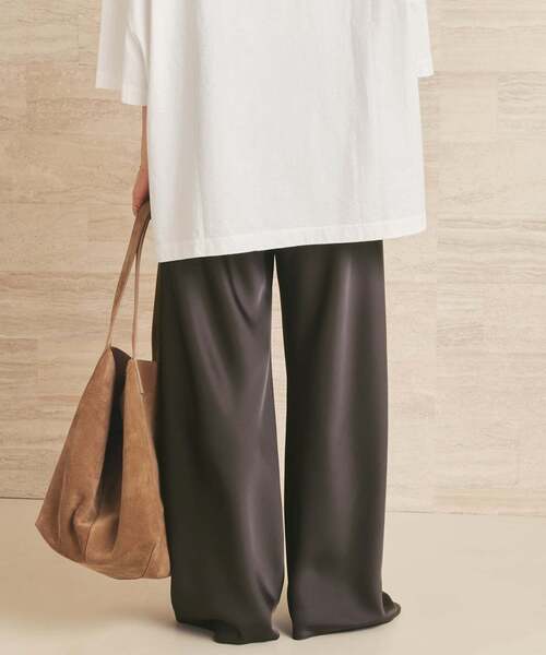 plage(プラージュ) パンツ Satin Bias Relax パンツ plage(プラージュ) パンツ Satin Bias Relax パンツ