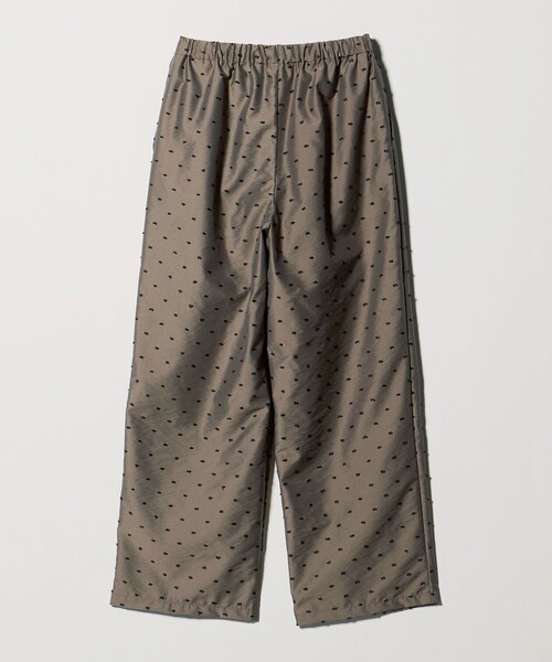 パンツ 「WEB限定 Wardrobe DAILY MINIMAL」ドビードット イージーパンツ ウォッシャブル レディースの画像