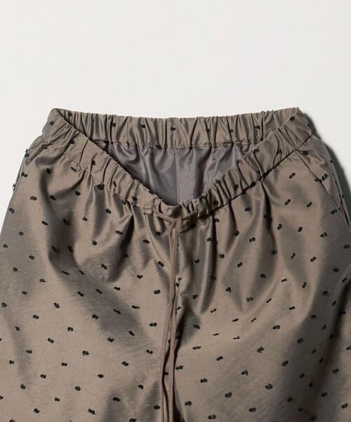 パンツ 「WEB限定 Wardrobe DAILY MINIMAL」ドビードット イージーパンツ ウォッシャブル レディースの画像