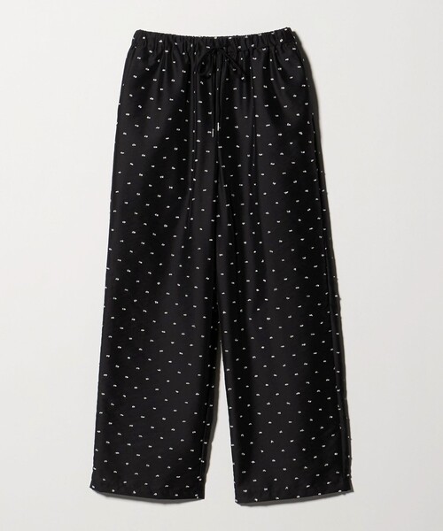 パンツ 「WEB限定 Wardrobe DAILY MINIMAL」ドビードット イージーパンツ ウォッシャブル レディースの画像