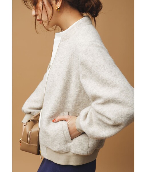「ANY SIS」 ブルゾン 1 グレー レディースの画像