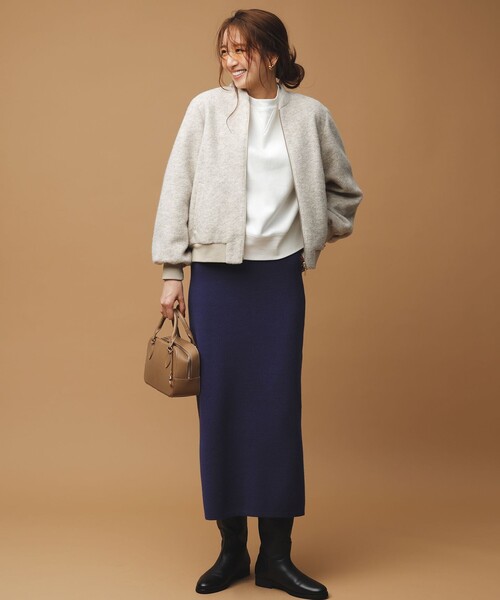 「ANY SIS」 ブルゾン 1 グレー レディースの画像