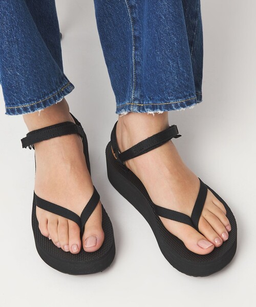 スポーツサンダル サンダル 「TEVA」フラットフォーム サンダル スリム レディースの画像