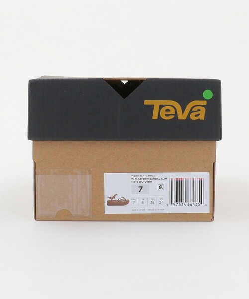 スポーツサンダル サンダル 「TEVA」フラットフォーム サンダル スリム レディースの画像