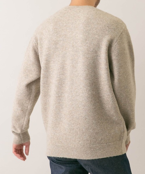 「URBAN RESEARCH ROSSO MEN」 長袖ニット LARGE グレー メンズ_画像6
