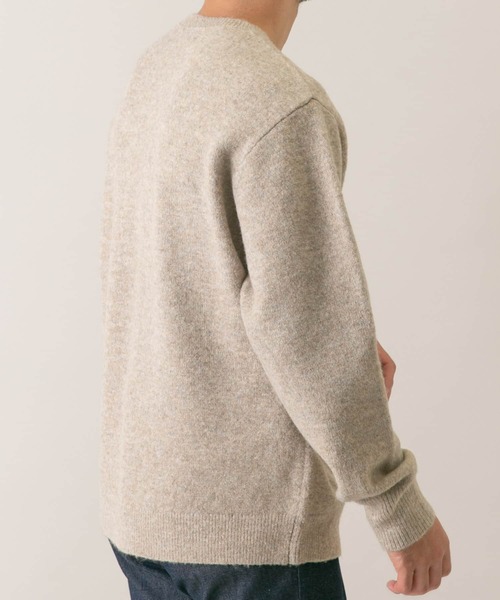 「URBAN RESEARCH ROSSO MEN」 長袖ニット LARGE グレー メンズ_画像7
